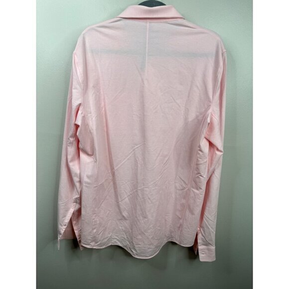 NWT Mens Lululemon Pink Button Down Oxford Shirt Stretch Size L $118 Long Sleeve - Picture 5 of 5